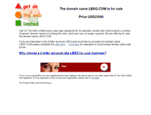 Tablet Screenshot of lbsg.com